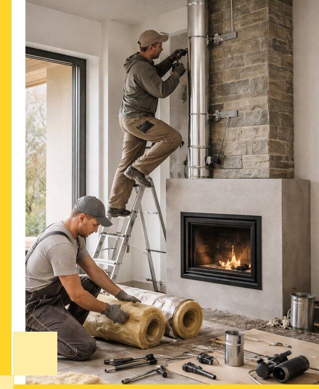 Монтаж дымоходов для каминов в Салавате от 16004 р. ЭриданСлв