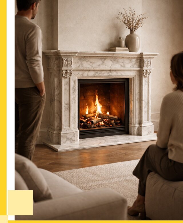 Мраморные камины под ключ в Салавате от 266725 р. | ЭриданСлв