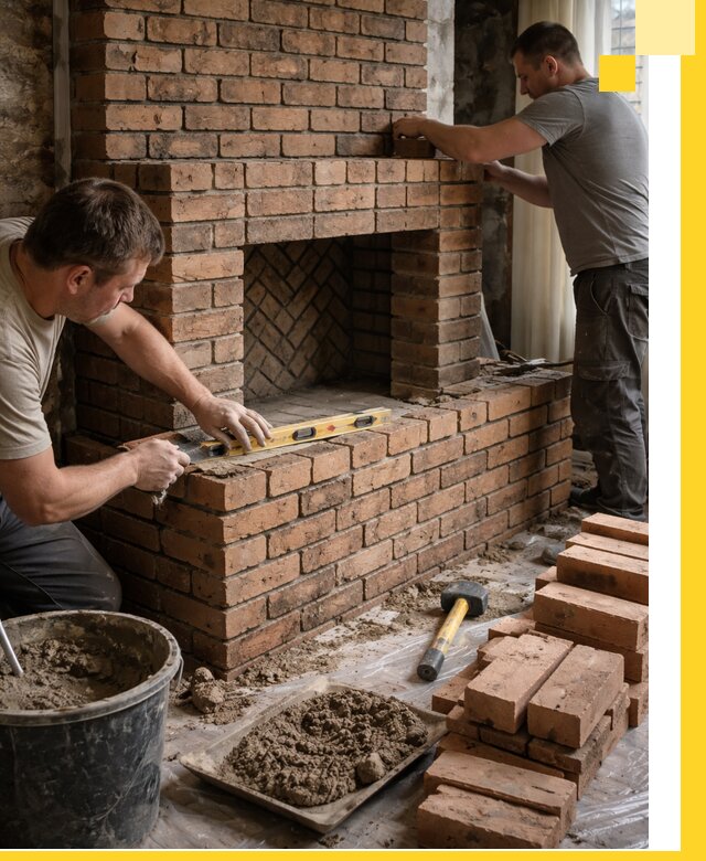 Изготовление и установка кирпичных каминов в Салавате