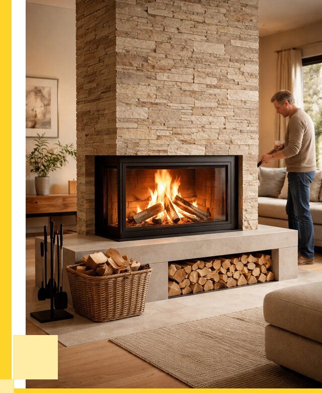 Дровяной камин под ключ в Салавате от 213380 р. | ЭриданСлв