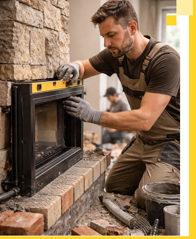 Дровяные камины под ключ в Салавате: монтаж, обустройство