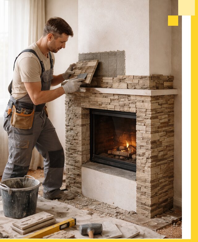 Изготовление и монтаж каминов для дома под ключ в Салавате