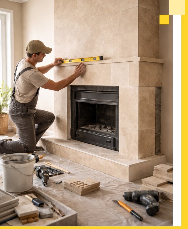 Установка и монтаж каминов в частном доме под ключ в Салавате