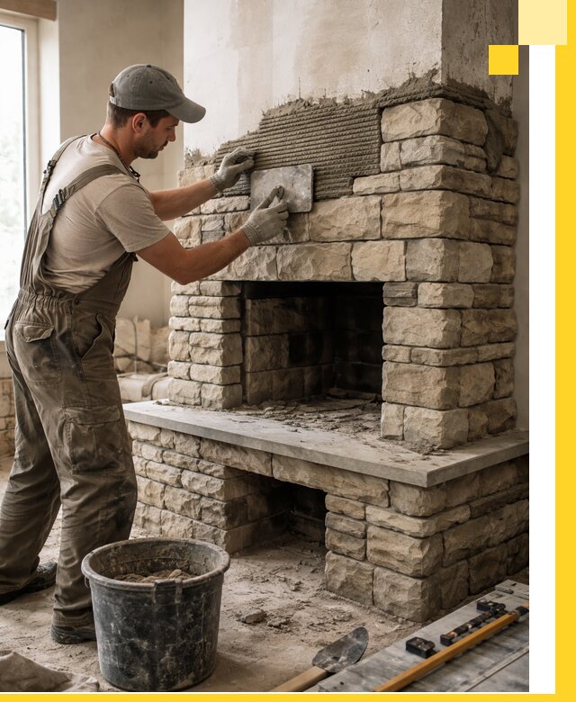 Строительство каминов под ключ в Салавате от проектирования до монтажа