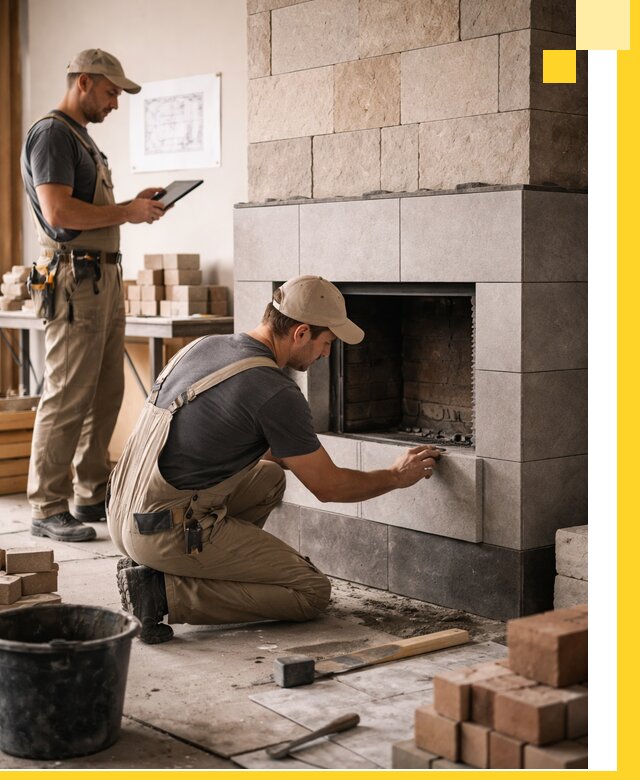 Индивидуальные проекты каминов и каминных систем в Салавате