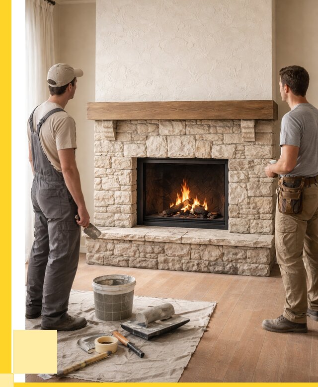 Отделка каминов в Салавате от 6935 р. под ключ | ЭриданСлв