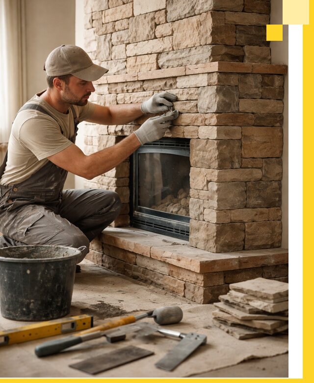 Проектирование и установка печей-каминов под ключ в Салавате