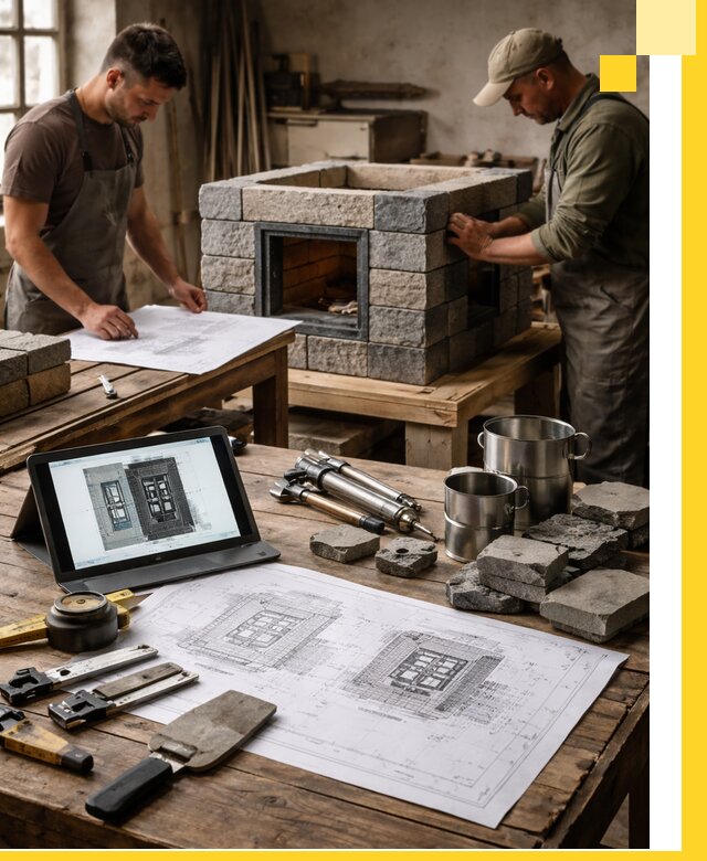 Разработка проектов печей с согласованием и монтажом в Салавате