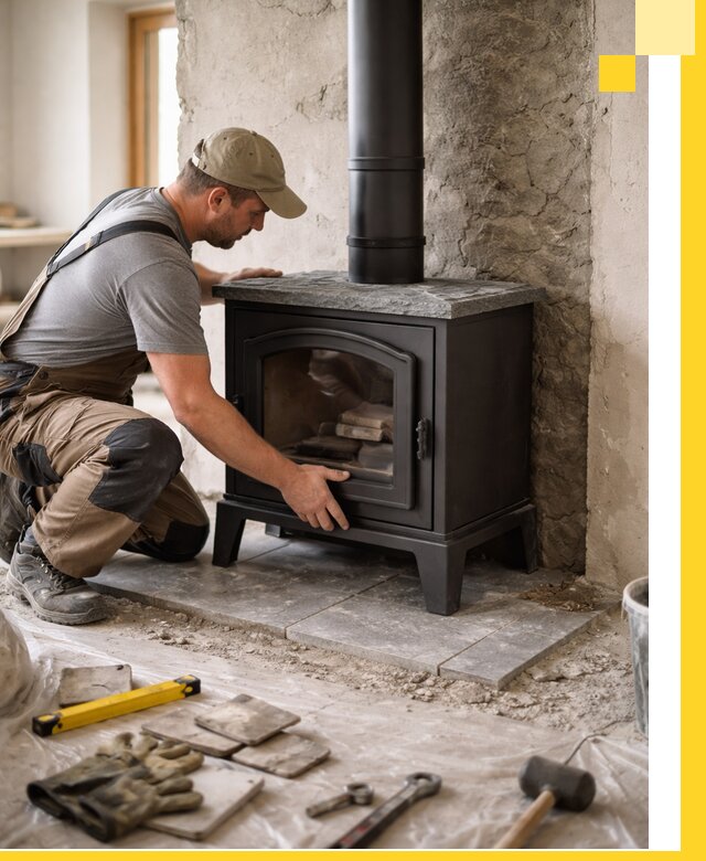 Профессиональный монтаж печей и каминов в Салавате под ключ