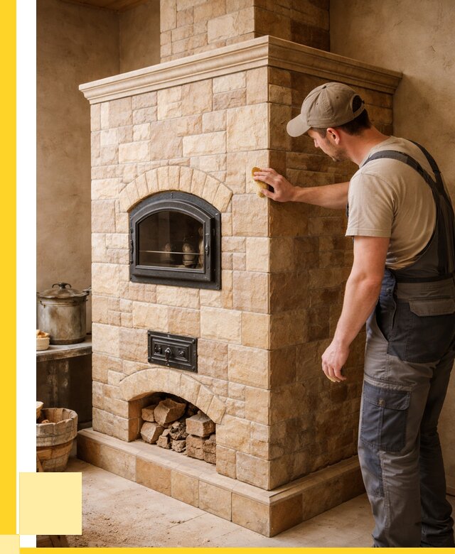 Облицовка печей в Салавате от 4801 р. под ключ | ЭриданСлв