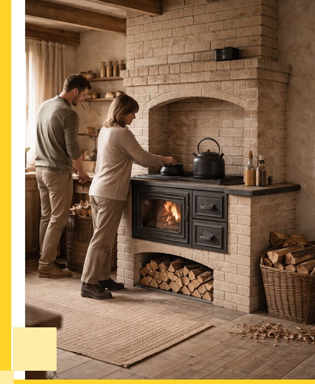 Печи с плитой в Салавате от 48011 р. | ЭриданСлв — кирпичная печь