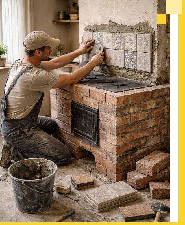 Печи с плитой на заказ монтаж гарантия и сервис в Салавате