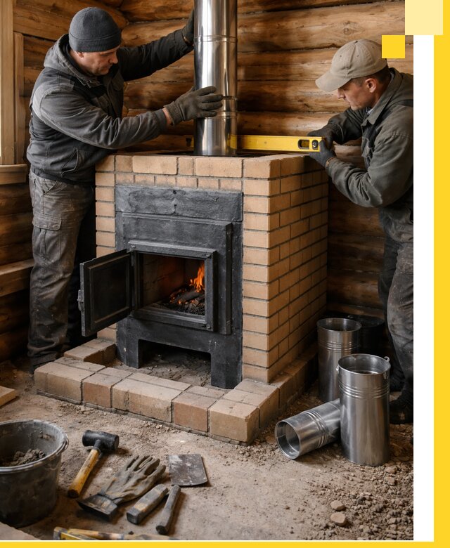 Проектирование, изготовление и установка банных печей в Салавате