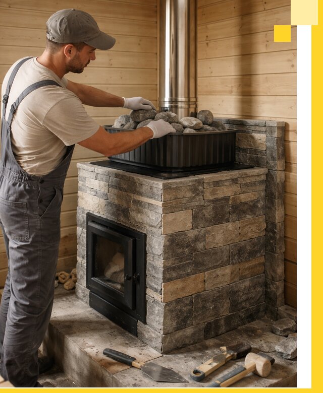 Печи для парной в Салавате, производство, монтаж и обслуживание