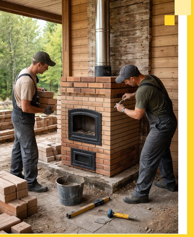Производство и установка дачных печей под ключ в Салавате
