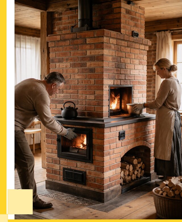 Печи для загородного дома под ключ в Салавате от 85352 р. | ЭриданСлв