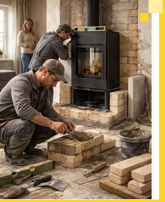 Печи и камины под ключ: проект, установка в Салавате