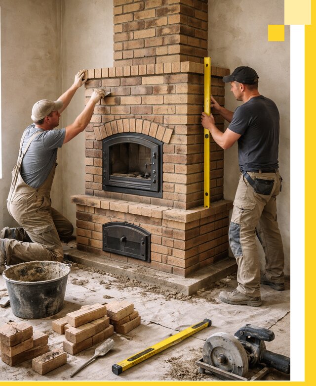 Продажа и установка печей и каминов для дома под ключ в Салавате