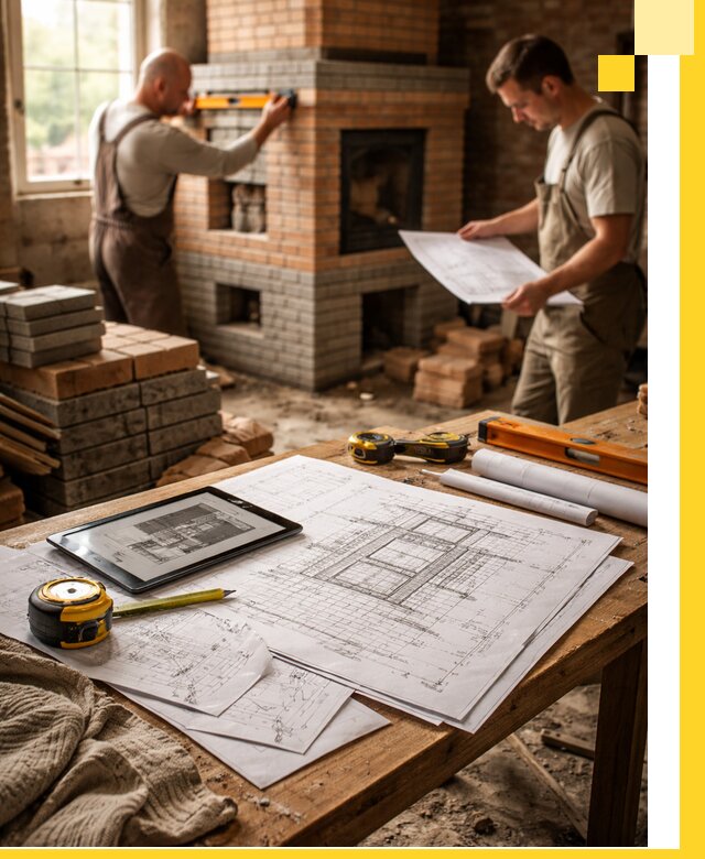 Проекты печей и каминов с индивидуальным дизайном в Салавате