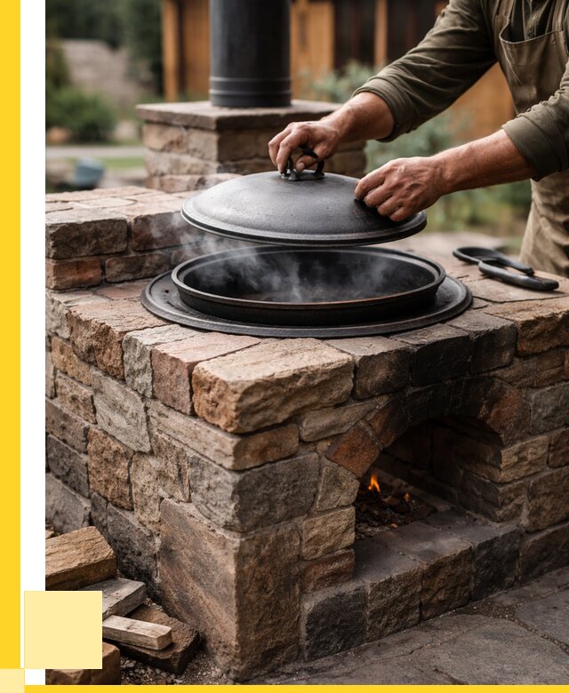 Печи для казана в Салавате по цене от 19204 р. | ЭриданСлв