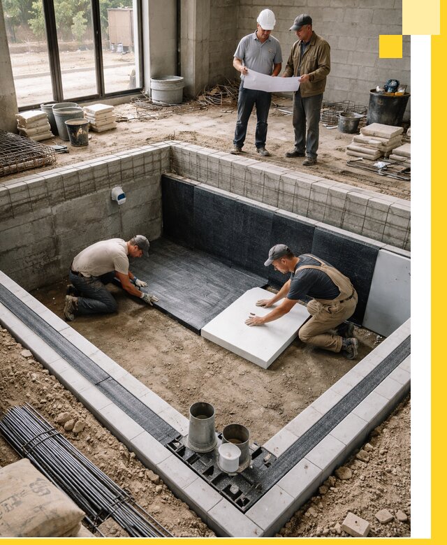 Проекты частных и общественных бассейнов под ключ в Салавате