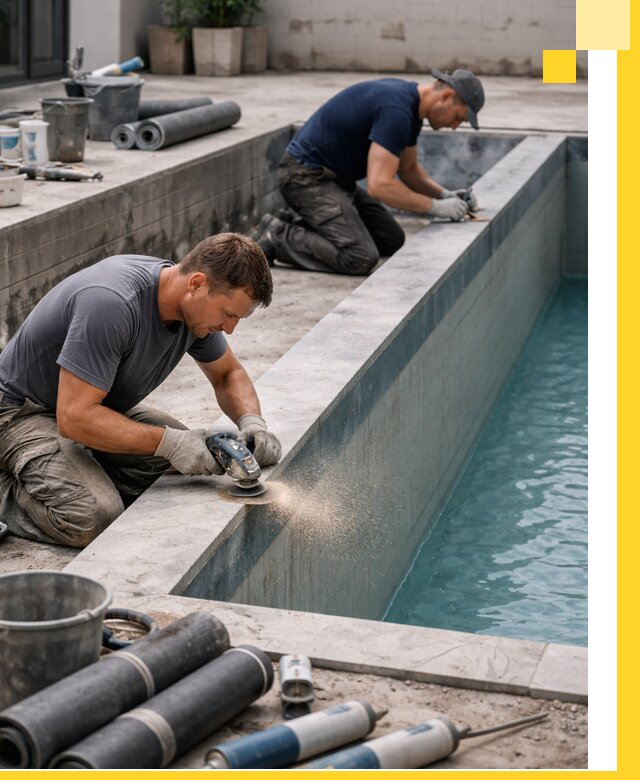 Профессиональный ремонт бассейнов под ключ в Салавате