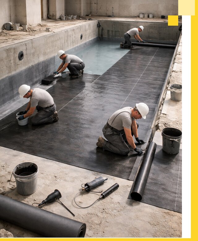 Профессиональная гидроизоляция бассейнов и чаш в Салавате под ключ