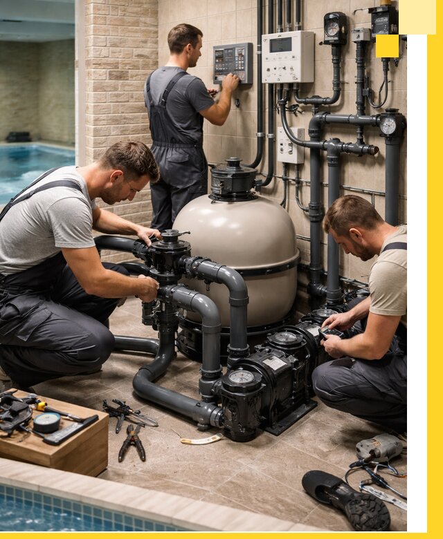 Комплексное оборудование для бассейнов под ключ в Салавате