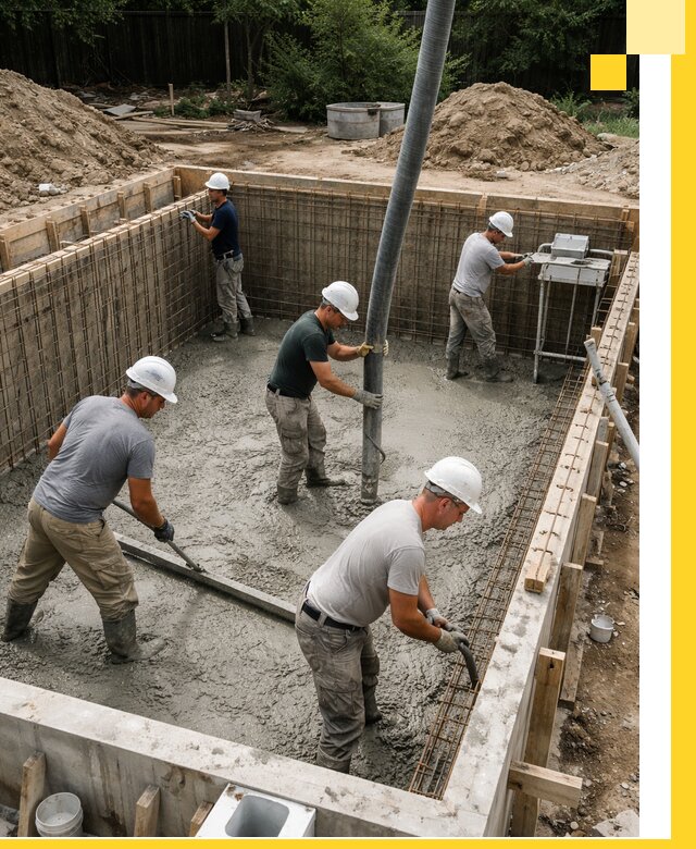 Строительство бетонных бассейнов под ключ в Салавате