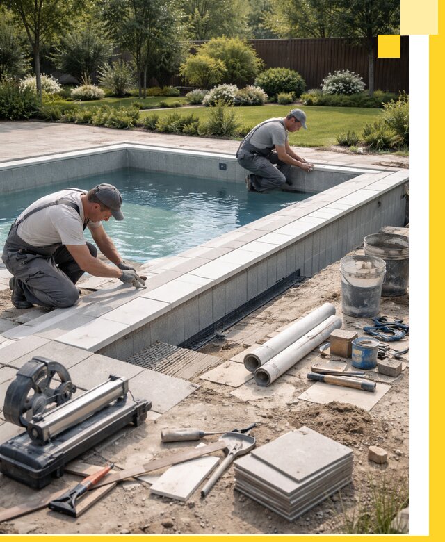 Строительство открытых бассейнов под ключ в Салавате профессионально