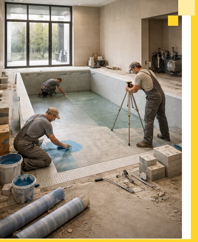 Проект и строительство закрытых бассейнов в Салавате под ключ