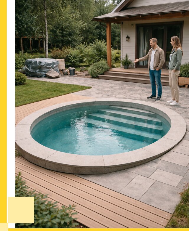 Бассейн на даче под ключ в Салавате от 213380 р., ЭриданСлв