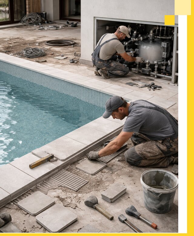 Строительство и монтаж бассейнов в коттедже в Салавате