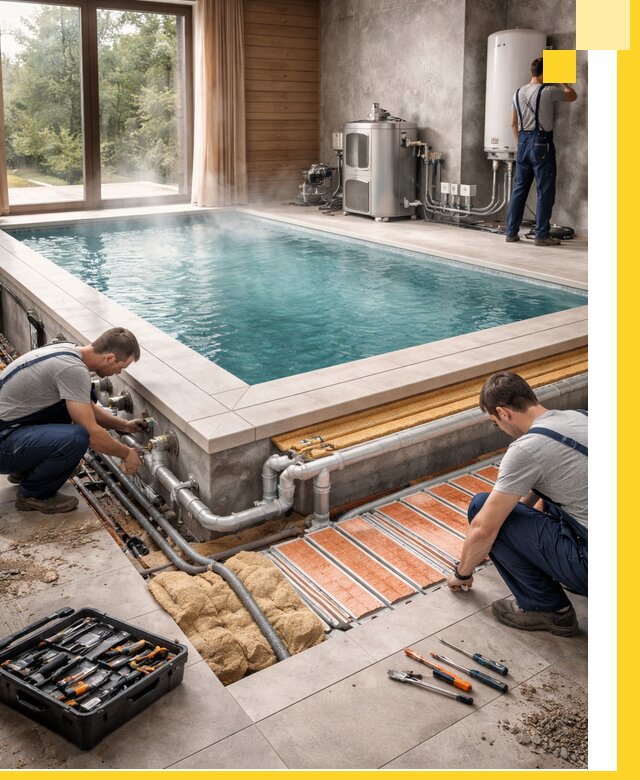 Проектирование и строительство тёплых бассейнов в Салавате