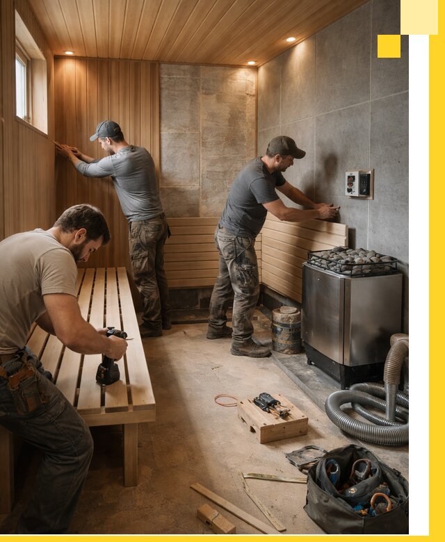 Сауны под ключ в Салавате, проектирование, строительство, отделка