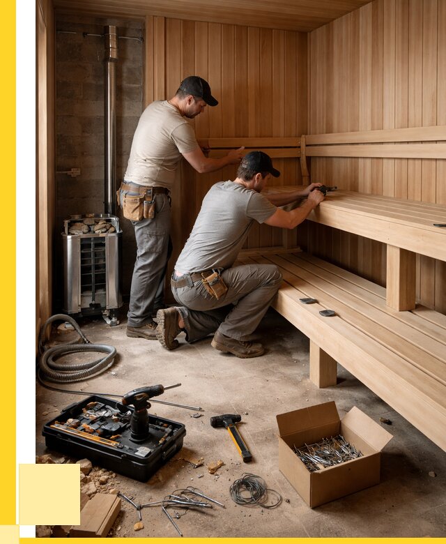 Монтаж саун под ключ в Салавате от 128028 р. | ЭриданСлв