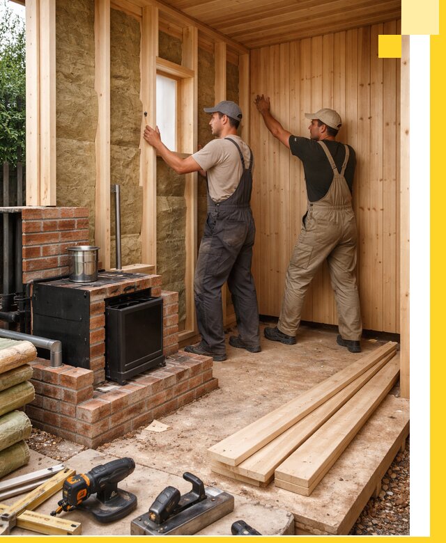 Строительство и установка дачных саун под ключ в Салавате