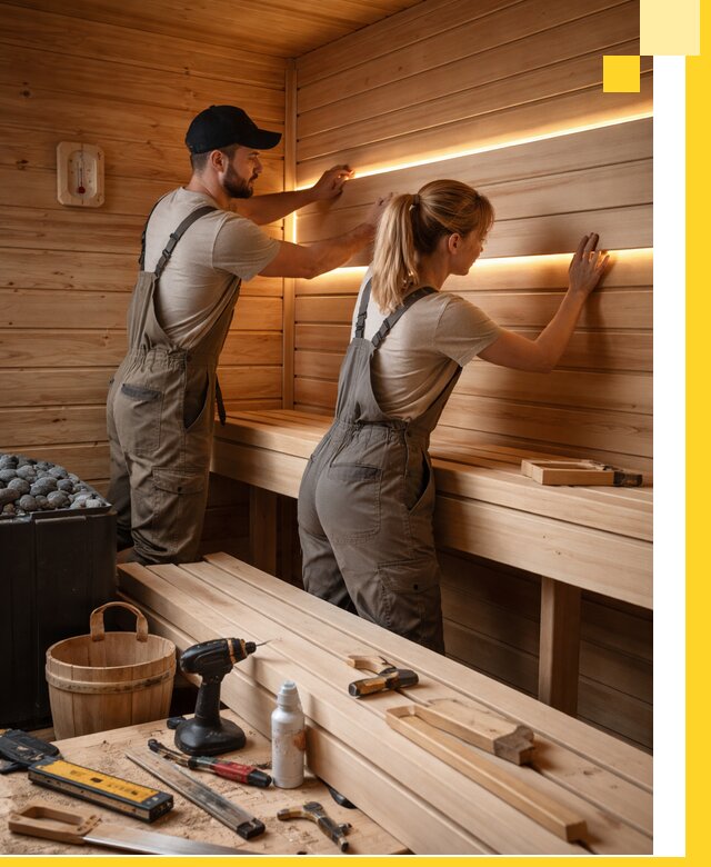 Дизайн саун и бань под ключ с индивидуальным проектом в Салавате