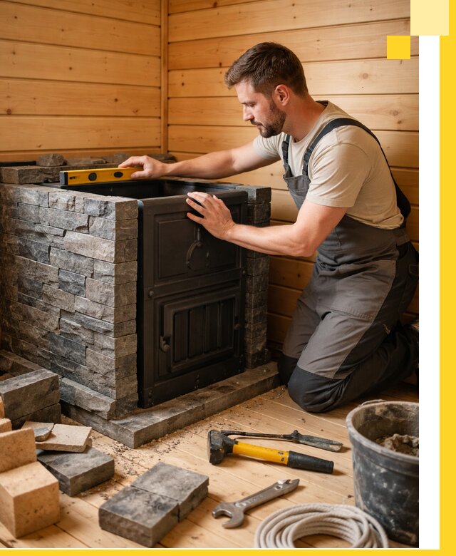 Производство и установка печей для саун под ключ в Салавате