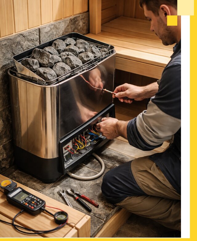 Продажа и установка электрокаменок для саун в Салавате