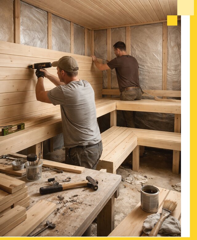 Профессиональная отделка бань и саун под ключ в Салавате