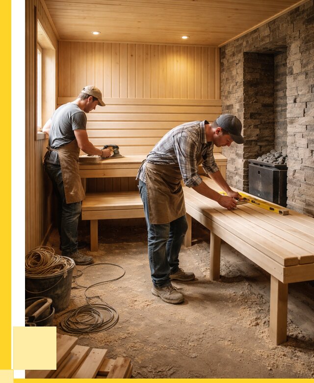 Отделка бани в Салавате: внутренняя отделка от 3201 р. | ЭриданСлв