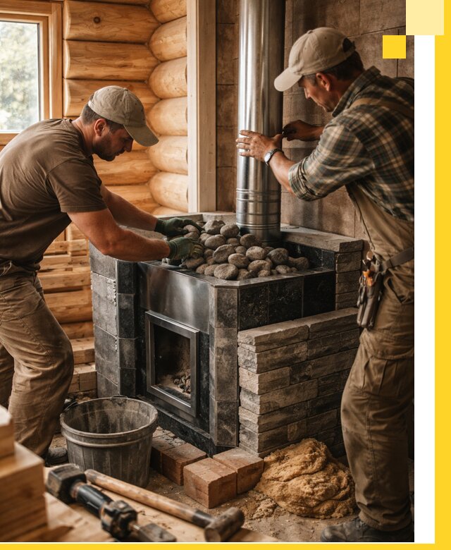 Строительство и отделка русских бань под ключ в Салавате