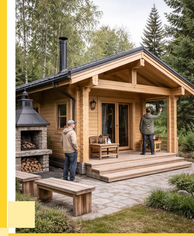 Деревянные бани под ключ в Салавате от 480105 р. | ЭриданСлв