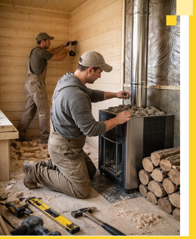 Строительство деревянных бань под ключ в Салавате проекты и монтаж