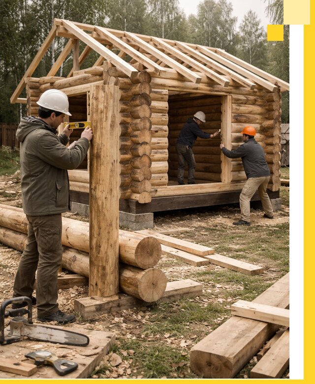 Строительство бань для дачи под ключ в Салавате с доставкой и монтажом