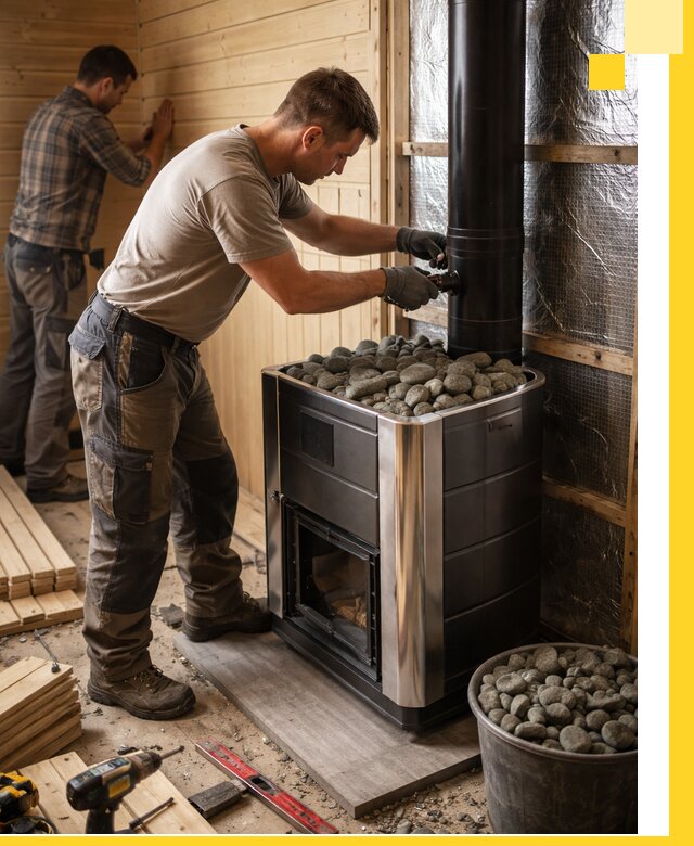 Проектирование и строительство парилок для бани в Салавате под ключ