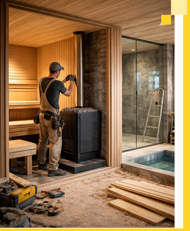 Полное строительство банных комплексов под ключ в Салавате