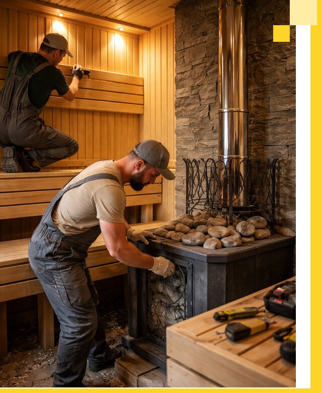 Комплексный дизайн бань, саун и зон отдыха в Салавате