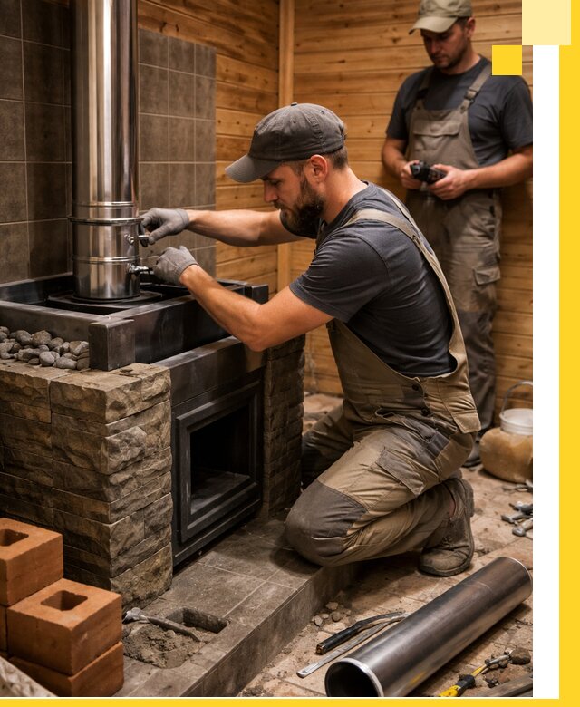 Изготовление и установка банных печей под ключ в Салавате